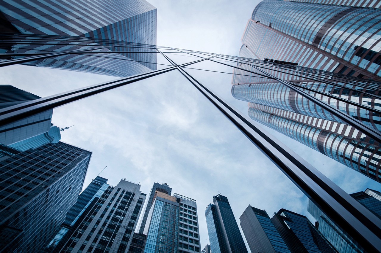 Sky buildings in broad daylight