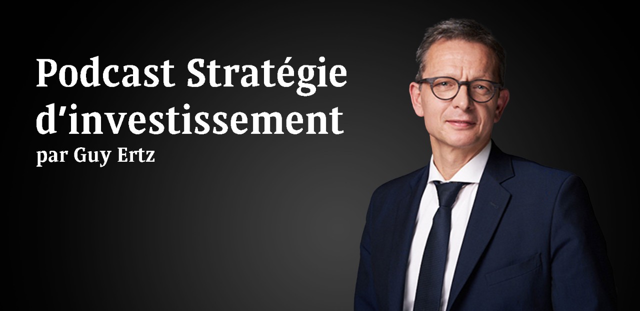 Une image avec un titre de la stratégie d'investissement à gauche et Edmund Shing à droite