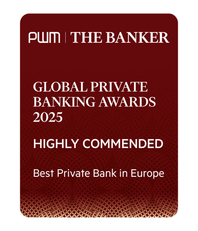Best Private Bank in Europe - PWM Awards 2025 